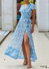 Boho Wrap Maxi Dress Amara